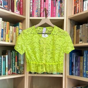 Savage x Fenty lace cardigan